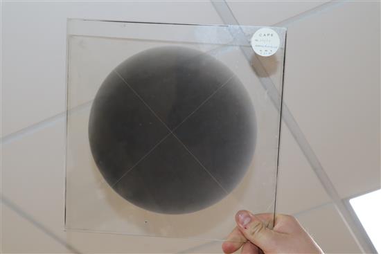 A collection of approximately 100 astronomical glass plates from Greenwich and ? Observatories